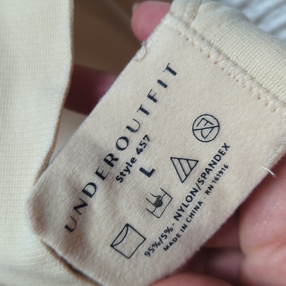 Under Outfit Bundle 4 Large Bras Purple Green White Cream Different Styles - Picture 5 of 5